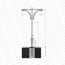КО-3-5,9 декоративная опора