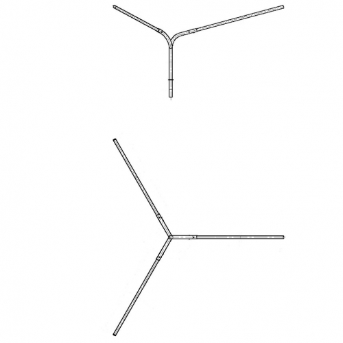 К6-1,5-1,0-1-1 кронштейн трехрожковый