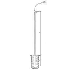 Опора МКС-9Ф-0,7